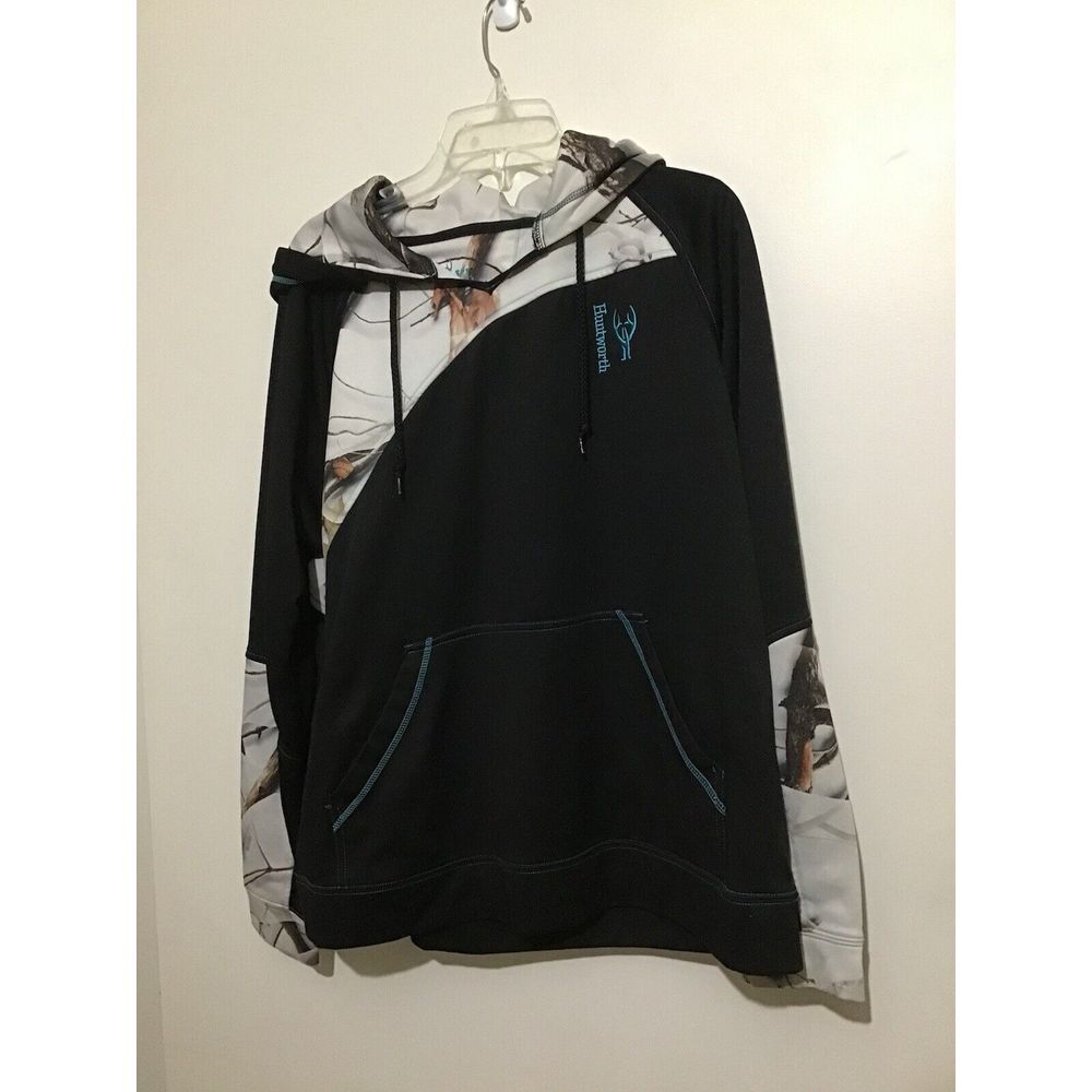Huntworth Oak Tree Snow Camo Hoodie‎ - Women's size XL